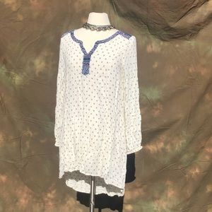 Lightweight Soft Fleece Boho Night Shirt